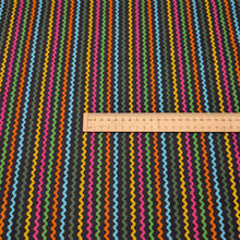 Load image into Gallery viewer, Flat lay of Ruby Star 100% Cotton, 1-800-Notion Rickrack, ruler included for scale- for sale at  Minerva's Bower