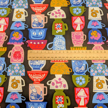 Load image into Gallery viewer, Flat lay of Ruby Star Cotton, Hello Alice. Available at Minerva's Bower. Ruler included for scale