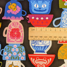 Load image into Gallery viewer, Flat lay of Ruby Star Cotton, Hello Alice. Available at Minerva's Bower. Ruler included for scale