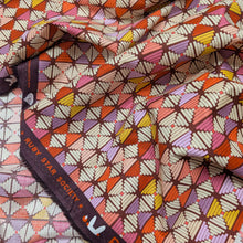 Load image into Gallery viewer, Flat drape of Ruby Star 100% Cotton, Persimmon 2 - for sale at Minerva's Bower