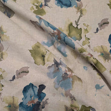 Load image into Gallery viewer, Flat drape of Saku 55% Linen 45% Cotton Blue - for sale at Minerva's 