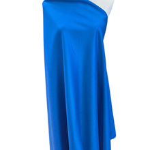 Load image into Gallery viewer, Standing drape of Shannon 100% Wool, Cobalt, for sale at Minerva's Bower