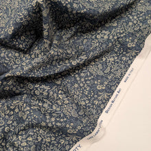 Load image into Gallery viewer, Flat lay of Liberty 100% cotton Tana Lawn, Autumnal Arboretum A, ruler included for scale - for sale at Minerva's Bower