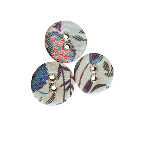 Liberty Tana Lawn Buttons, Shepherdly Song A, 16mm 10 pack, for sale at Minerva's Bower
