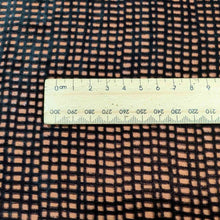 Load image into Gallery viewer, Close up of Silk Burnout Velvet, Crosshatch, for sale at Minerva&#39;s Bower, ruler included for scale