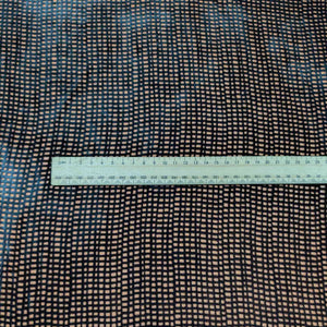 Flat lay of Silk Burnout Velvet, Crosshatch, for sale at Minerva's Bower, ruler included for scale