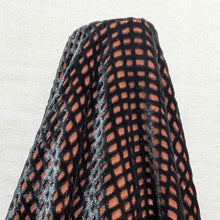 Load image into Gallery viewer, Drape of Silk Burnout Velvet, Crosshatch, for sale at Minerva&#39;s Bower