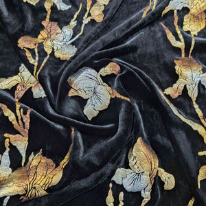 Flat drape of Silk Velvet, Golden Iris, for sale at Minerva's Bower