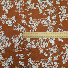 Load image into Gallery viewer, Flat lay of Art Gallery 100% Cotton,Skye Sakura Blossom, ruler included for scale, for sale at Minerva's Bower