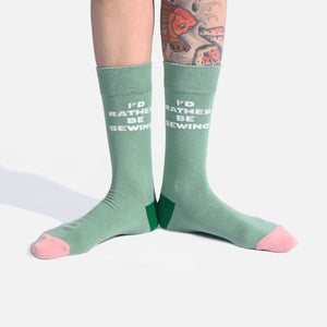 KATM Socks - I'd Rather Be Sewing