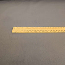 Load image into Gallery viewer, Flat lay of 14 wale Sonny 97% cotton 3% elastane Cord, Dove , ruler included for scale - for sale at Minerva's Bower