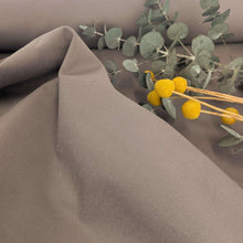 Load image into Gallery viewer, Flat drape of 14 wale Sonny 97% cotton 3% elastane Cord, Dove - for sale at Minerva's Bower