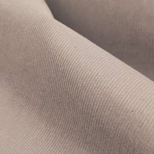Load image into Gallery viewer, Close up drape of 14 wale Sonny 97% cotton 3% elastane Cord, Dove , ruler included for scale - for sale at Minerva's Bower