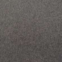 Load image into Gallery viewer, Flat lay of Sophie Stripe 55% linen and 45% cotton, Black - for sale at Minerva's Bower