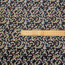 Load image into Gallery viewer, Flat lay of 100% Cotton Sparkle Dot, Plum,  ruler included for scale - for sale at Minerva's Bower