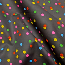 Load image into Gallery viewer, Flat drape of 100% cotton Ruby Star, Sparkle Mart Black - for sale at Minerva's Bower