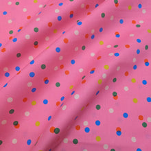 Load image into Gallery viewer, Flat drape of Ruby Star 100% cotton, Sparkle Mart Pink - for sale at Minerva's Bower