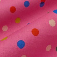 Load image into Gallery viewer, Close up of Ruby Star 100% cotton, Sparkle Mart Pink - for sale at Minerva's Bower