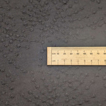 Load image into Gallery viewer, Close up flat lay of Starburst, 100% cotton Embroidered Black, ruler included for scale, for sale at Minerva's Bower
