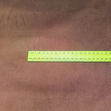 Load image into Gallery viewer, Close-up of a claret pinwale corduroy fabric surface. Available at Minerva's Bower. Ruler included for scale