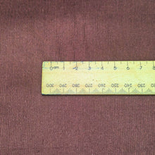 Load image into Gallery viewer, Close-up of a claret pinwale corduroy fabric surface. Available at Minerva's Bower