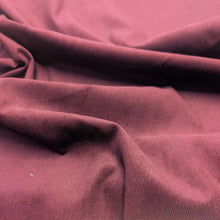 Load image into Gallery viewer, Flat drape of Tammy 100% cotton Pinwale, Burgundy - for sale at Minerva's Bower