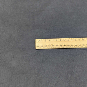 Flat lay of Tammy 100% cotton Pinwale, Charcoal with ruler included for scale, for sale at Minerva's Bower