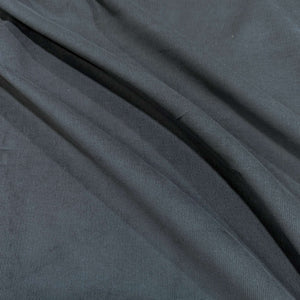 Flat Drape of Tammy 100% cotton Pinwale, Charcoal, for sale at Minerva's Bower