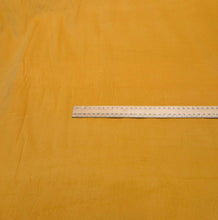 Load image into Gallery viewer, Flat lay of Tammy 100% cotton Pinwale, Mustard, ruler included - for sale at Minerva's Bower