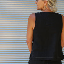 Load image into Gallery viewer, Tessuti Patterns Kate Top Back View - for sale at Minerva's Bower 