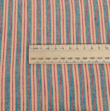 Load image into Gallery viewer, Close up flat lay of Tingle 40% linen 60% cotton, ruler included for scale - for sale at Minerva's Bower