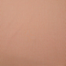 Load image into Gallery viewer, Flat lay of yarn dyed Japanese 100% Cotton, Tiny Gingham Orange - for sale at Minerva's Bower