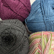 White Gum ethically produced 4 ply 30%Tussar Silk and 70% Merino in assorted colours - for sale at Minerva's Bower