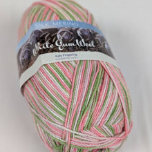 Load image into Gallery viewer, White Gum ethically produced 4 ply 30%Tussar Silk and 70% Merino in Apple Blossom - for sale at Minerva's Bower
