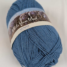 Load image into Gallery viewer, White Gum ethically produced 4 ply 30%Tussar Silk and 70% Merino in Fairy Wren - for sale at Minerva's Bower