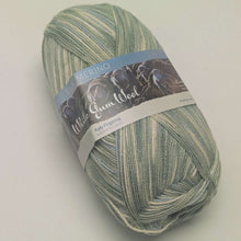 Load image into Gallery viewer, White Gum ethically produced 4 ply 30%Tussar Silk and 70% Merino in Silver Tussock - for sale at Minerva's Bower