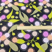 Load image into Gallery viewer, Flat lay of Wideback 100% Cotton, Gumleaf, ruler included for scale - for sale at Minerva&#39;s Bower