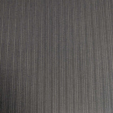 Load image into Gallery viewer, Close up Flat lay of Japanese Wool with 5% PU. Charcoal Stripe, for sale at Minerva's Bower