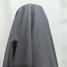 Load image into Gallery viewer, Draped 100% Japanese suiting wool in Pewter, for sale at Minerva&#39;s Bower