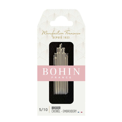 Bohin Crewel Embroidery Needles, 5/10