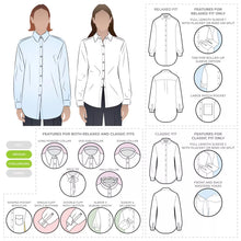 Load image into Gallery viewer, Style Arc Clayton Woven Shirt Pack