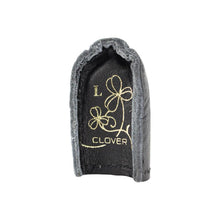 Load image into Gallery viewer, clover leather thimble medium, for sale at Minerva's Bower 