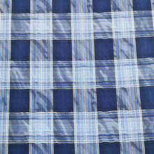 Load image into Gallery viewer, Flat lay of cotton ripple check. Made in Japan. Available at MInerva&#39;s Bower