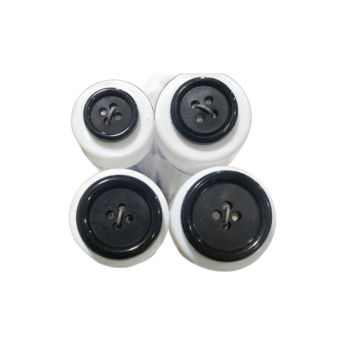 Black Workhorse Button, 4 Sizes