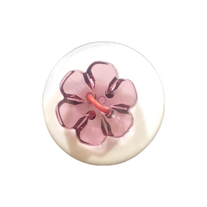 Crystal Floral Button