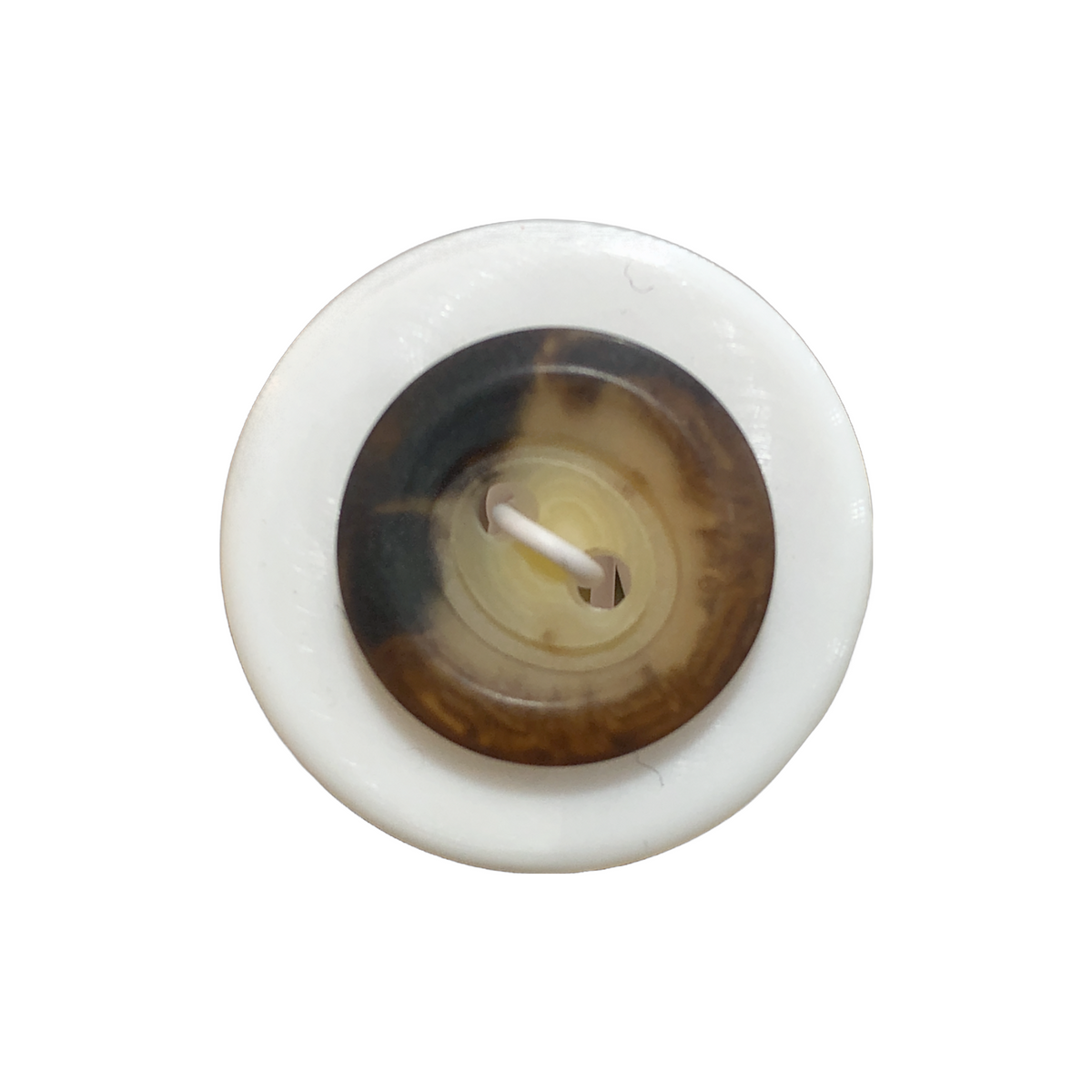 Mottled Horn Effect Button, Small|Minervas Bower – Minerva's Bower