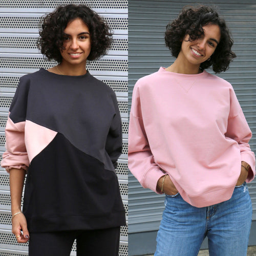 Tessuti Patterns Lennnox Sweatshirt. Available in store and online at Minerva's Bower