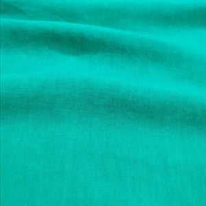 flat drape of  100% Linen Antique Wash, Jewel , for sale at Minerva's Bower