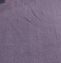 Load image into Gallery viewer, Flat lay of Heavyweight 100% Linen Antique Wash, Raisin, for sale at Minerva&#39;s Bower