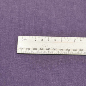 Flat lay of Heavyweight 100% Linen Antique Wash, Raisin, for sale at Minerva's Bower